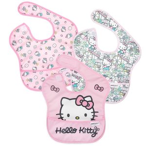 Bumkins Waterproof SuperBib 3 pack – Sanrio Hello Kitty