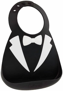 Make My Day Tuxedo Bib