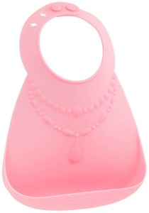 Make My Day Pearls Pink Bib