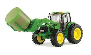 John Deere 1: 16 Tractor With Front Bale Mover