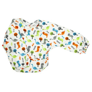 Baby wear: Silly Billyz – Wipe Clean Nylon Sml Lng Slv Bib