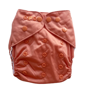 Bear & Moo Coral Cloth Nappy