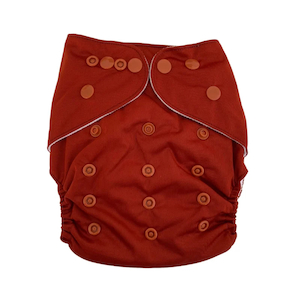 Bear & Moo Rust Cloth Nappy