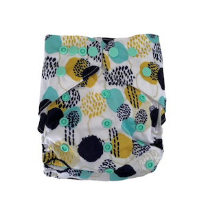 Bear & Moo Magic Dots Cloth Nappy