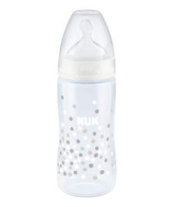 NUK First Choice+ Bottle 300mL Medium Tea – Cream