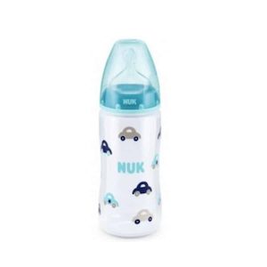 NUK First Choice+ Bottle 300mL Medium Teat 0-6 months – Blue