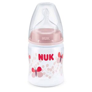 NUK First Choice+ Bottle 150mL Medium Teat 0-6 months – Pink