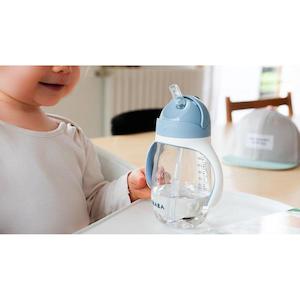 Beaba 2 in 1 Straw Learning Cup – Windy Blue