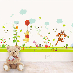 Winnie the Pooh Bear – Peel and Stick Wall Art Sticker Decals – 28x80cm