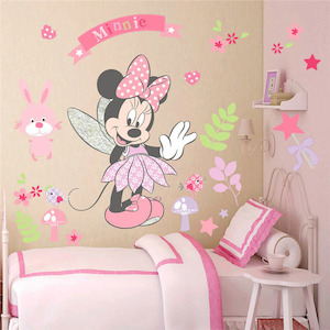 Minnie Mouse – Peel and Stick Wall Art Sticker Decals