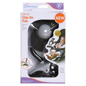 Dreambaby – Ezy-fit Clip-on Fan – Black