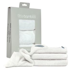 Little Linen – Little Bamboo Towelling Washer 3Pk