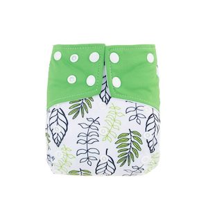 Cuddly – Trendy Leaves – Cloth Nappy