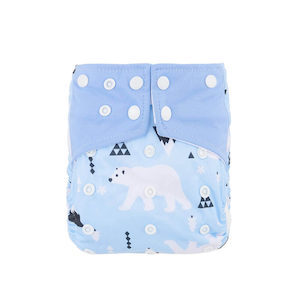 Cuddly – Snowy Bear – Cloth Nappy