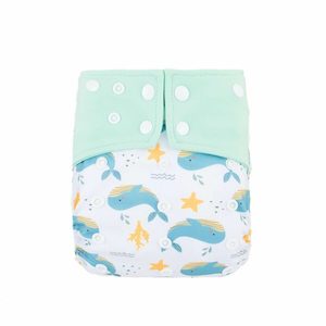 Cuddly – Whale Away – Cloth Nappy