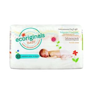 Ecoriginal Nappies Stage 1 (Newborn Plus 4-6kg) – 32 Bio Nappies