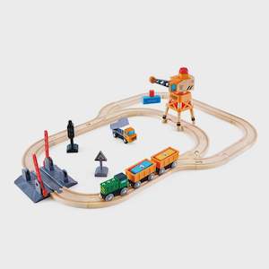 Gift: Hape - Crossing + Crane Set