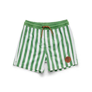 Gift: Crywolf - Board Short - Coastal Green Stripe