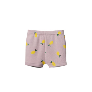 Nature Baby - Selby Waffle Shorts - Lilac Lemon