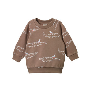 Nature Baby - Emerson Sweater - Curious Crocodiles