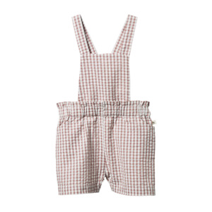 Gift: Nature Baby - Summer June Overalls - Twilight Check