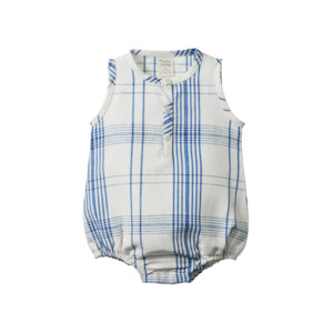 Nature Baby - Cedar Suit Linen - Clyde Check