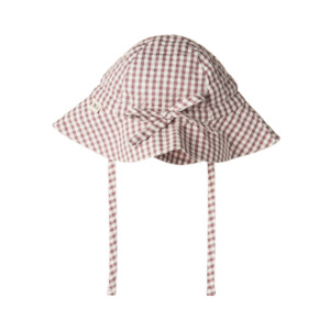 Nature Baby - Gingham Sunhat - Twilight Check