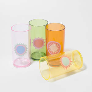 Gift: Sunnylife - Poolside Tall Tumblers - Set of 4