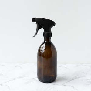 Gift: Amber Glass Spray Bottle 500ml - Plain