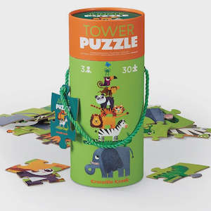 Croc Creek 30 Pc Tower Puzzle - Jungle