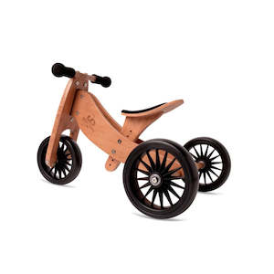 Kinderfeets - Tiny Tot PLUS Tricycle + Balance Bike - Bamboo