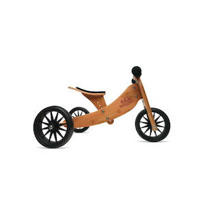 Kinderfeets - Tiny Tot Tricycle + Balance Bike - Bamboo