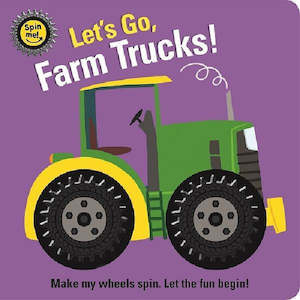 Gift: Spin Me - Lets Go Farm Trucks Book