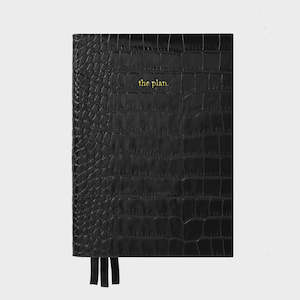 Papier HQ - Planner Journal - Croc Leather