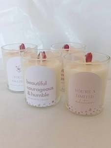 Gift: Mama + Me - Mini Quartz Quote Candles