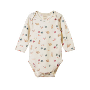 Gift: Nature Baby - Merino L/S Bodysuit - Country Bunny