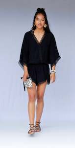 TIPANI BLACK PLAYSUIT