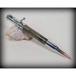 Bolt Action Bullet Pen Kit - Chrome