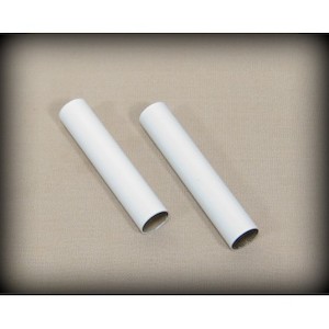 Internet only: Cigar Brass Tube Set - White Enamel