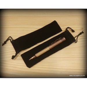 Velvet Pen Bags Large - Black