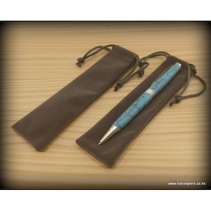 Velvet Pen Bags - Dark Grey