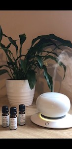 Naturopathic: Ceramic Aroma Diffuser + 'Tranquility' blend or 'Breathe Easy' essential oil. 10ml