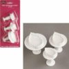 Go Bake Rose Leaf Plungers Cutter – Set of 3 – Naturally Bespoke Cakes