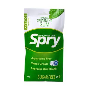 Spry Sugar-free Chewing Gum Spearmint 55's