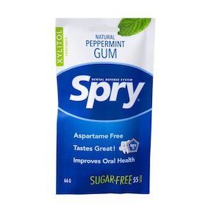 Spry Sugar-free Chewing Gum Peppermint 55's