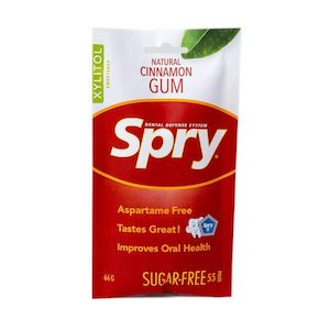 Spry Sugar-free Chewing gum Cinnamon 55's