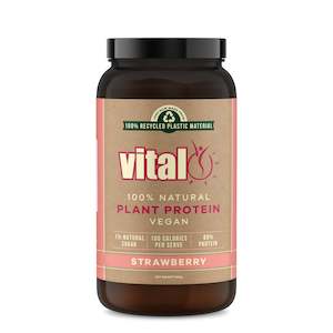 Vital Vegan Plant Protein Strawberry 500g