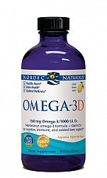 Nordic Naturals Omega-3D 237ml - Lemon