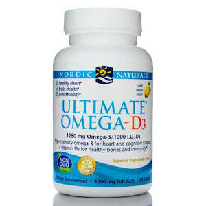 Nordic Ultimate Omega-D3 60 Capsules