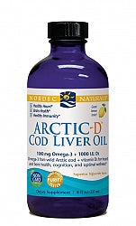 Nordic Naturals Arctic-D Cod Liver Oil 237ml Lemon